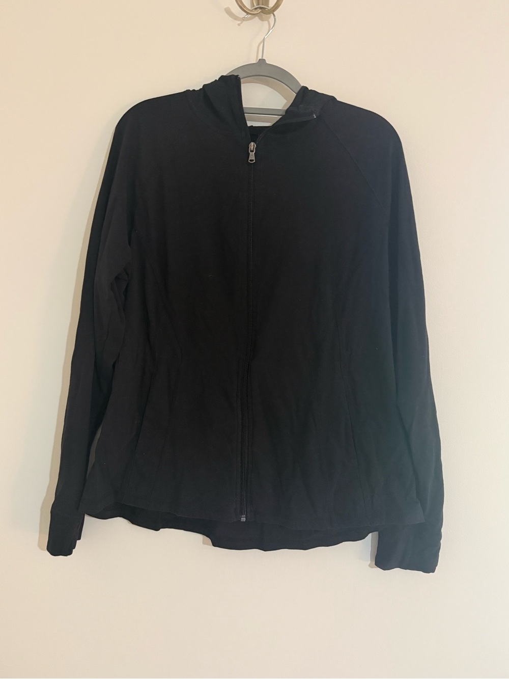 tek gear Black Full-Zip Hooded Jacket